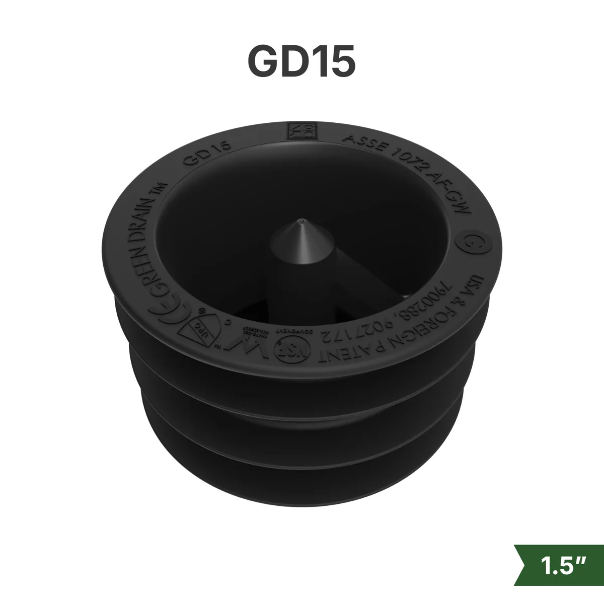 Green Drain 1.5&Prime;